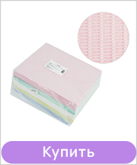 Бумажные салфетки для маникюра TUFI profi Одноразовые Ламинированные Влагостойкие Микс